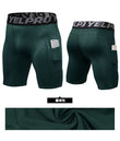 Shorts de course homme compression avec poche, rapide à sécher, pour entraînement et fitness - Mondial sport