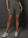 Shorts de yoga pour femmes - Shorts de sport sans couture, taille haute, pour le fitness et le cyclisme