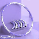 Cercle de Fitness avec Poids pour une Perte de Poids et un Corps Sculpté - Hula Hoop Sportif pour Affiner la Taille et Masser