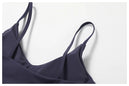 Soutien-gorge de sport femme V-neck Ctenkevet - Brassière push-up dos nu pour fitness, yoga et entraînements - Mondial sport