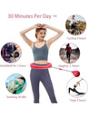 Cercle de sport lesté ajustable pour adultes - Perte de poids, taille plus, exercice intelligent 2 en 1 avec nœuds détachables