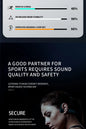 Écouteurs Xiaomi Mijia à conduction osseuse sans fil Bluetooth pour sport et course avec microphone mains libres - Mondial sport