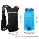 Sac à dos de course ultra-léger 5L pour homme et femme – Sac de course, vélo et marathon avec système d’hydratation