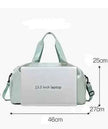 Sac de sport femme avec compartiment chaussures, sac de yoga imperméable et sac à dos de natation humide/sèche, tote de fitness pour voyage