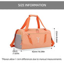 Sac de sport femme étanche pour la gym avec poche à chaussures - Sac de voyage fitness polyvalent, idéal pour la natation et l'entraînement