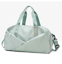 Sac de sport femme avec compartiment chaussures, sac de yoga imperméable et sac à dos de natation humide/sèche, tote de fitness pour voyage