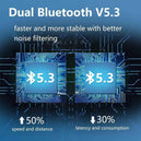 Écouteurs Bluetooth étanches à conduction osseuse sans fil IPX8 avec microphone et 32G RAM Mp3 pour Shokz Open