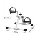 Vélo d'exercice réglable portable pour la maison - Mini vélo d'exercice pour réhabilitation des jambes avec résistance ajustable
