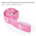 Bandes de Résistance Élastiques Multi-Fonctionnelles pour Entraînement Latin, Danse, Pilates et Gymnastique - 8/10/12 Grids - Mondial sport