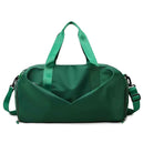Sac de sport femme avec compartiment chaussures, sac de yoga imperméable et sac à dos de natation humide/sèche, tote de fitness pour voyage