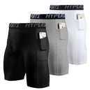 Shorts de compression homme 2025 pour entraînement, course et fitness – Leggings, pantalons courts et vêtements de sport - Mondial sport