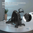 Mini vélo d'exercice pliable avec affichage LCD - Machine d'entraînement des bras et des jambes, pédalier ajustable pour maison et bureau