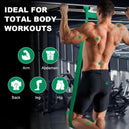 Résistance band fitness 5-120lbs pour entraînement de boxe, agilité et yoga – Équipement de gym à domicile, accessoires de Pilates - Mondial sport