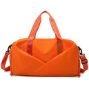 Sac de sport femme avec compartiment chaussures, sac de yoga imperméable et sac à dos de natation humide/sèche, tote de fitness pour voyage