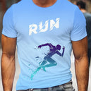 T-shirt de sport homme été à motifs pour un look tendance - vêtements d'entraînement unisexe, manches courtes et confortable - Mondial sport