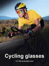 Lunettes de cyclisme 8 couleurs - Lunettes de sport en extérieur pour hommes et femmes, lunettes MTB et route pour le cyclisme