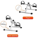 Vélo d'exercice réglable portable pour la maison - Mini vélo d'exercice pour réhabilitation des jambes avec résistance ajustable