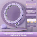 Hula hoop de fitness ajustable à sections, anneau de comptage intelligent pour massage et perte de poids, cercle détachable et réglable.