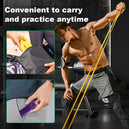 Résistance band fitness 5-120lbs pour entraînement de boxe, agilité et yoga – Équipement de gym à domicile, accessoires de Pilates - Mondial sport