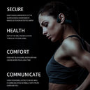 Écouteurs Xiaomi Mijia à conduction osseuse sans fil Bluetooth pour sport et course avec microphone mains libres - Mondial sport