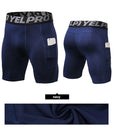 Shorts de course homme compression avec poche, rapide à sécher, pour entraînement et fitness - Mondial sport