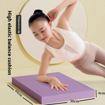Tapis de yoga antidérapant épais avec genouillères - Tapis d'entraînement épais pour force centrale, yoga et pilates à domicile - Mondial sport