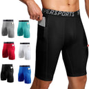 Shorts de compression homme 2025 pour entraînement, course et fitness – Leggings, pantalons courts et vêtements de sport - Mondial sport