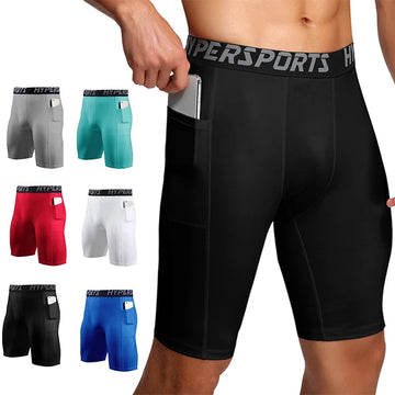 Shorts de compression homme 2025 pour entraînement, course et fitness – Leggings, pantalons courts et vêtements de sport - Mondial sport
