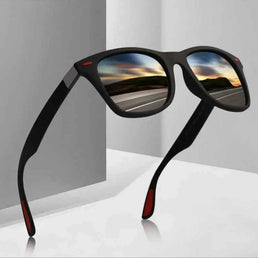Lunettes de vision nocturne polarisées pour hommes - Lunettes de sport, conduit de jour et de nuit