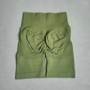 Shorts de yoga pour femmes - Shorts de sport sans couture, taille haute, pour le fitness et le cyclisme