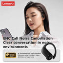 Écouteurs Bluetooth Lenovo XT55 LP75 XT80 avec Batterie Longue Durée et Son Hi-Fi, Casque Sport à Réduction de Bruit