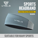 Bandes de tête sport WRELS pour homme et femme - Bandeau absorbant pour le fitness, le tennis, le jogging et le basketball - Mondial sport