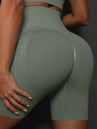 Shorts de yoga pour femmes - Shorts de sport sans couture, taille haute, pour le fitness et le cyclisme