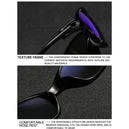 Lunettes de soleil sportives UV400 pour hommes et femmes, retro et coupe-vent - Mondial sport