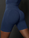 Shorts de yoga pour femmes - Shorts de sport sans couture, taille haute, pour le fitness et le cyclisme