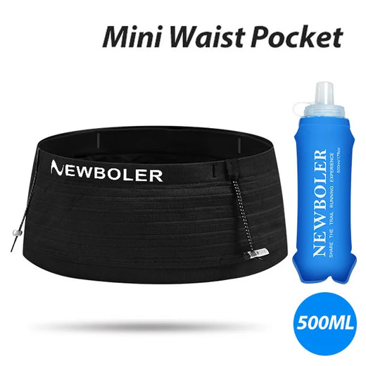 Ceinture de sport élastique NEWBOLER pour la course, le triathlon, le cyclisme et l'alpinisme - Sac pour téléphone et dossard - Mondial sport