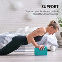 Bloc de yoga en mousse EVA - Ensemble d'outils d'exercice, brique d'entraînement, coussin de yoga, confort pour l'étirement et la mise en forme du corps. - Mondial sport