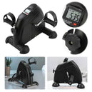 Mini vélo d'exercice pliable avec affichage LCD - Machine d'entraînement des bras et des jambes, pédalier ajustable pour maison et bureau