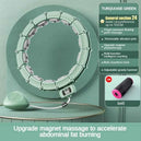 Hula hoop de fitness ajustable à sections, anneau de comptage intelligent pour massage et perte de poids, cercle détachable et réglable.