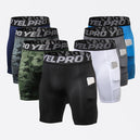 Shorts de course homme compression avec poche, rapide à sécher, pour entraînement et fitness - Mondial sport