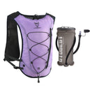 Sac à dos de trail léger 10L avec gilet d'hydratation ultra léger et poche à eau de 2L pour randonnée, cyclisme et marathon - Mondial sport