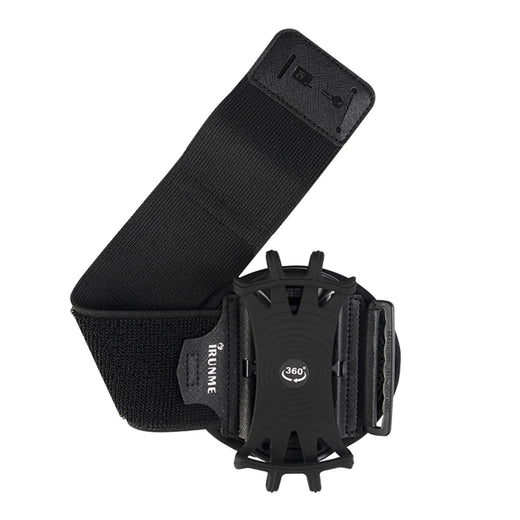 Support de téléphone rotatif 360 degrés avec bracelet ajustable pour course et cyclisme, étui portable amovible - Mondial sport