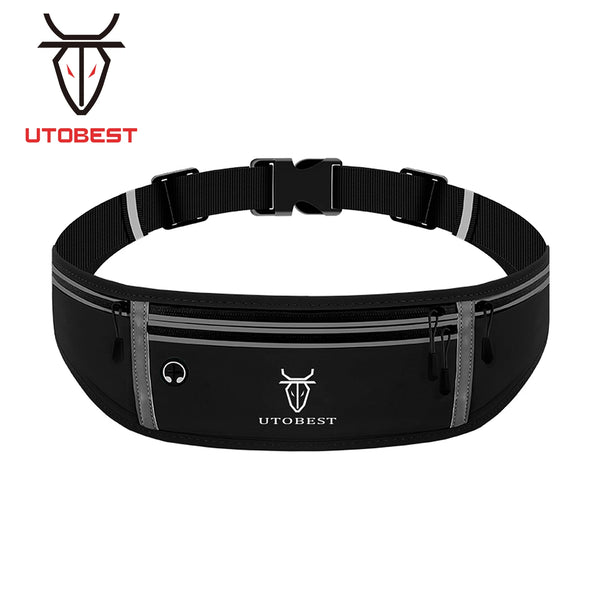 Ceinture de course UTOBEST professionnelle légère pour marathon et yoga - Sac de sport mince - Mondial sport