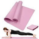 Tapis de yoga anti-dérapant 4MM - Matelas de sport, fitness et pilates, équipement de gym et gymnastique