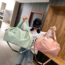 Sac de sport femme avec compartiment chaussures, sac de yoga imperméable et sac à dos de natation humide/sèche, tote de fitness pour voyage
