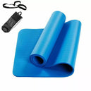 Tapis de yoga 183*61 cm avec sac de transport, matelas d'exercice NBR pour Fitness et Pilates à domicile - Mondial sport