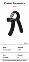 Gripper de réhabilitation musculaire R Shape avec réglage professionnel pour renforcer la force du poignet, des bras et des doigts