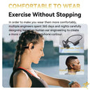 Casque audio conduction osseuse étanche Bluetooth 5.4 sans fil pour la natation et le sport avec lecteur MP3 32 Go IPX8