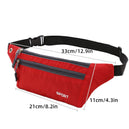Sac de taille polyvalent pour hommes et femmes - Sac de poitrine en nylon pour téléphone, poche, ceinture de course et sac de sport multifunctionnel - Mondial sport